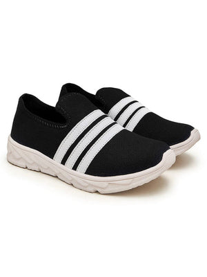 Men Plock Stripe Style Jogger Shoes-BR221