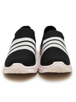 Men Plock Stripe Style Jogger Shoes-BR221