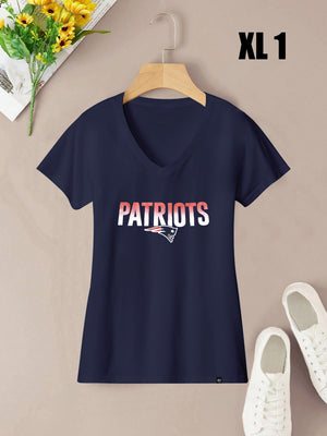 47 Summer V Neck T Shirt For Women-BE1716