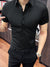 Louis Vicaci Super Stretchy Slim Fit Lycra Casual Shirt For Men-Rosy Black-SP2461