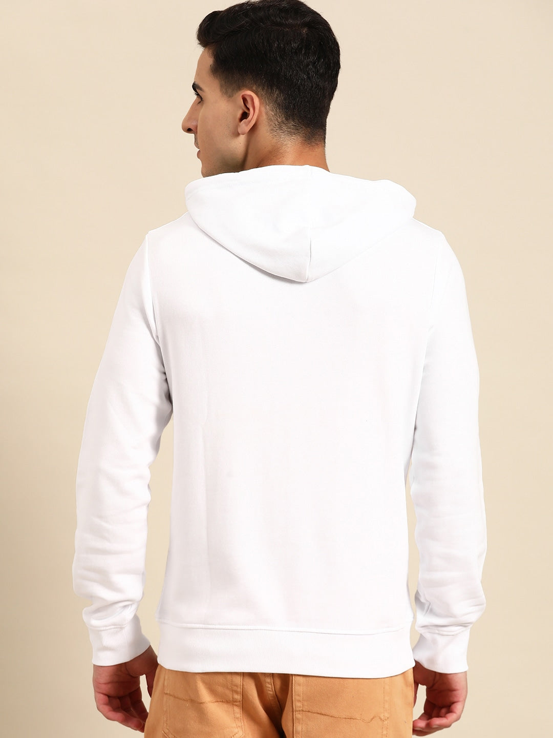 Louis Vicaci Fleece Pullover Hoodie For Men-White-SP933