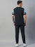 Louis Vicaci Summer Active Wear Tracksuit For Men-Navy with Sky Pannels-SP1744/RT2428