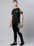 Louis Vicaci Summer Active Wear Tracksuit For Men-Black with Grey Pannels-SP1745/RT2429