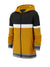 Next Full Zipper Fleece Hoodie For Kids-Black with Yellow-SP984