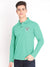 Louis Vicaci Long Sleeve P.Q Polo Shirt For Men-Cyan-SP1748