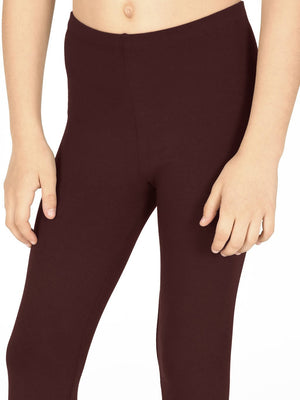 T.2 Stylish Tights Leggings For Girls-Maroon-SP2096/RT2504