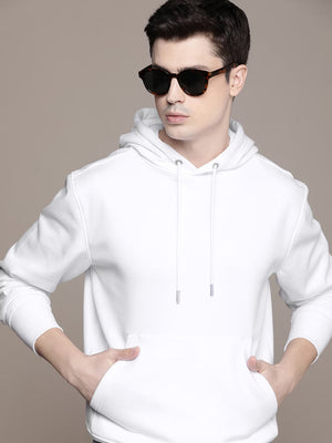 Louis Vicaci Fleece Pullover Hoodie For Men-White-BR843