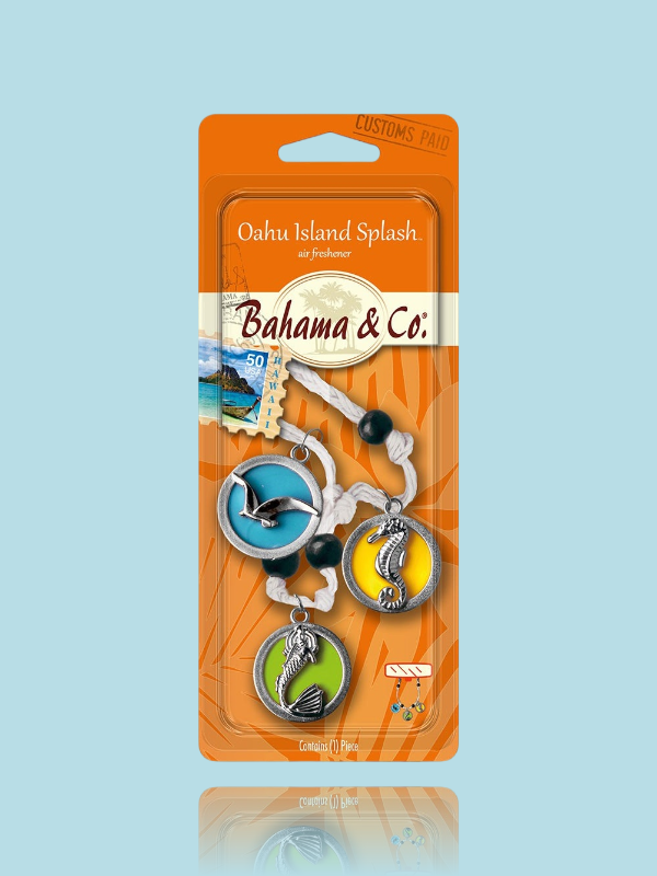 Bahama & Co Medallion Necklace Car Air Freshener-RT509