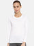 Nxt Long Sleeve Tee Shirt For Women-White-SP3044