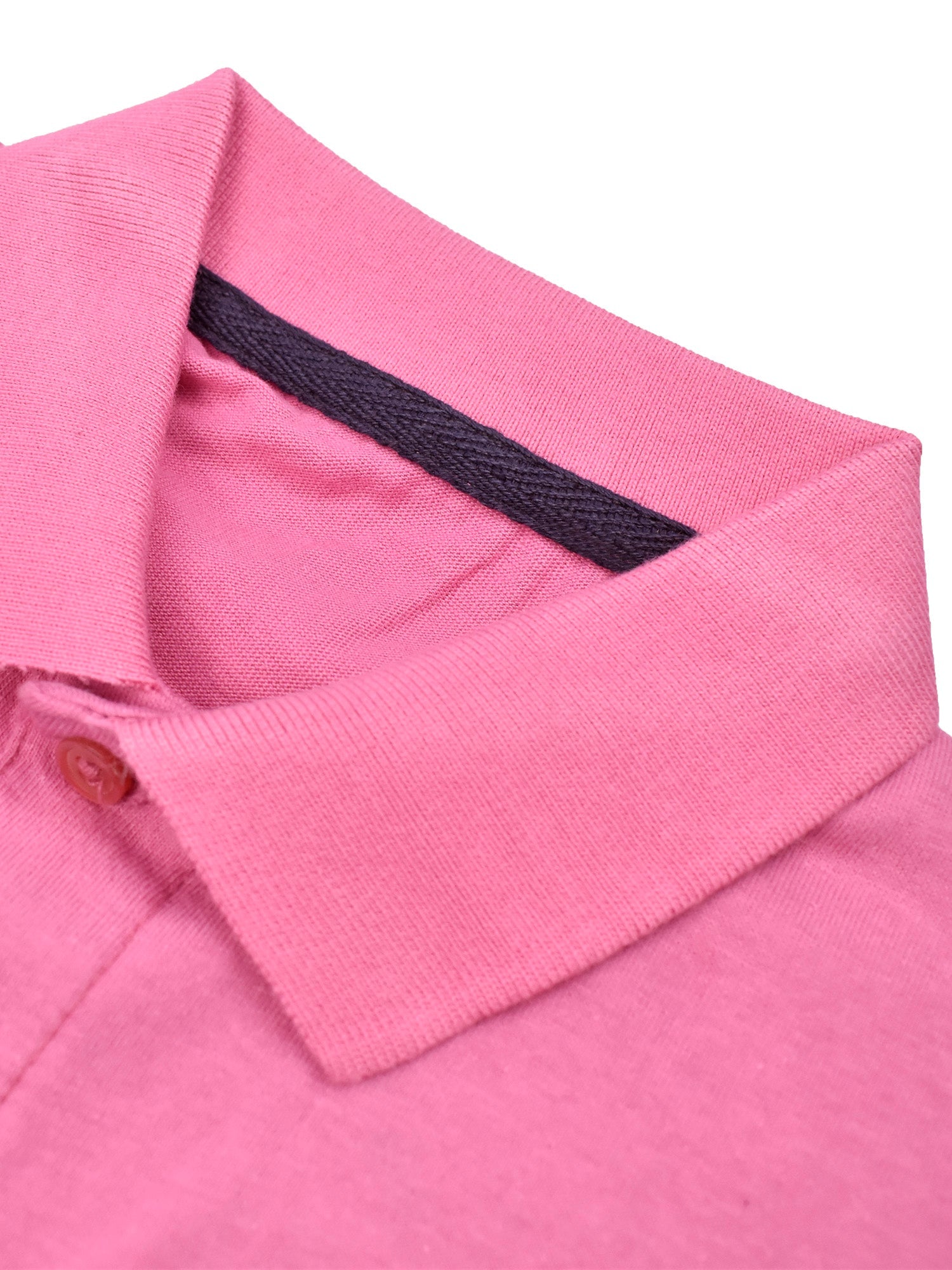 Champion Single Jersey Polo Shirt For Kids-Magenta with Cyan & Black-SP1684/RT2405
