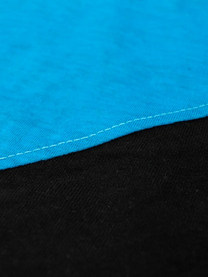 Champion Single Jersey Polo Shirt For Kids-Magenta with Cyan & Black-SP1684/RT2405