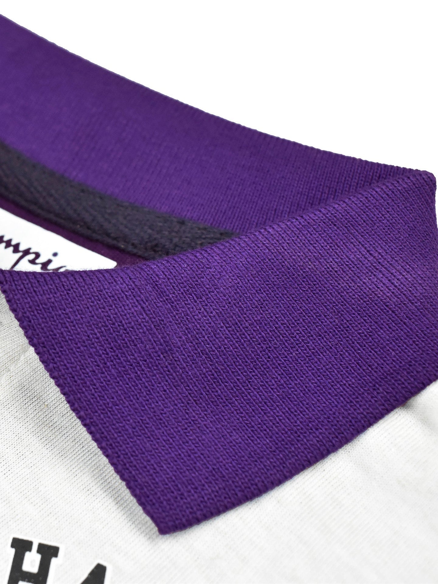 Champion Single Jersey Polo Shirt For Kids-Purple & Yellow with White-SP1681/RT2403