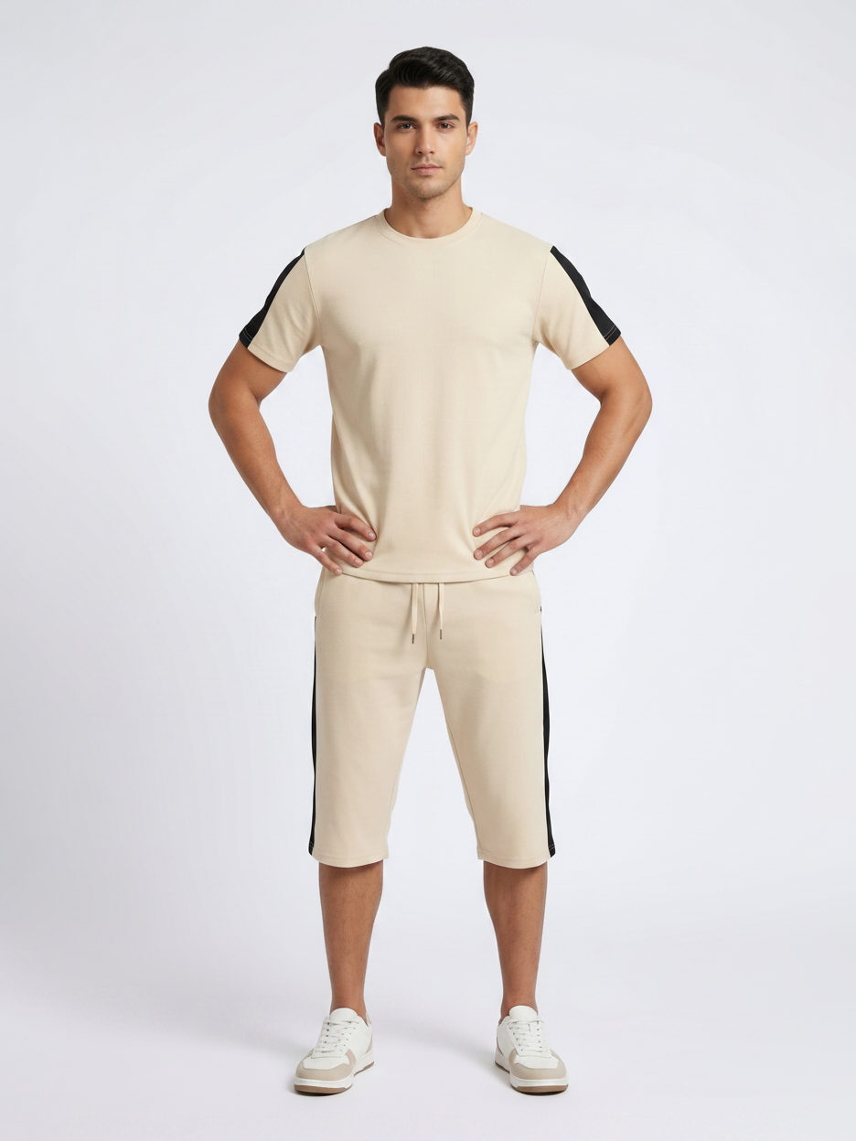 Summer Co Ord Set For Men-Light Skin-BE5487