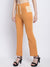 Next Terry Fleece Bell Bottom Trouser For Ladies Orange Melange-BE2205