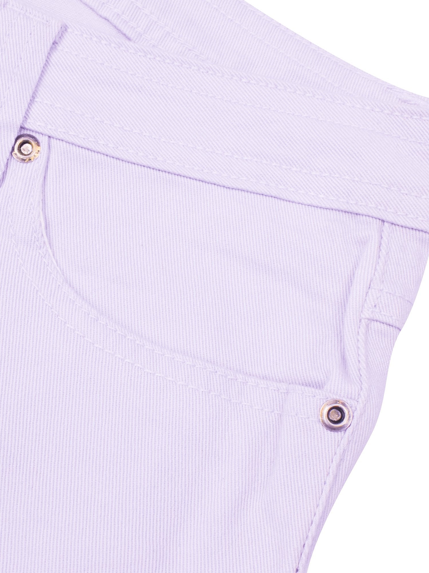 Authentic Slouchy Fit Cotton Denim For Ladies-Light Purple-CSD03