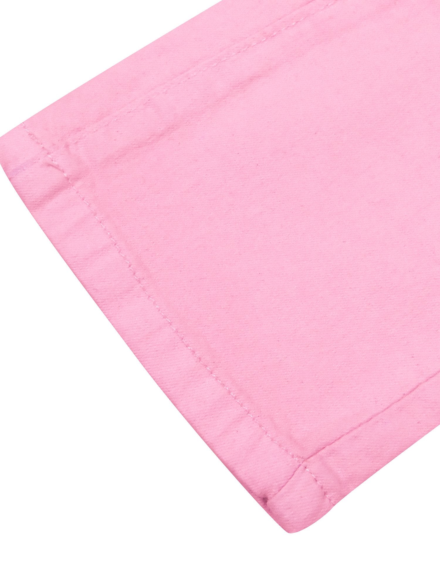 Charlis Togle Slim Fit Cotton Denim For Ladies-Light Pink-CSD07