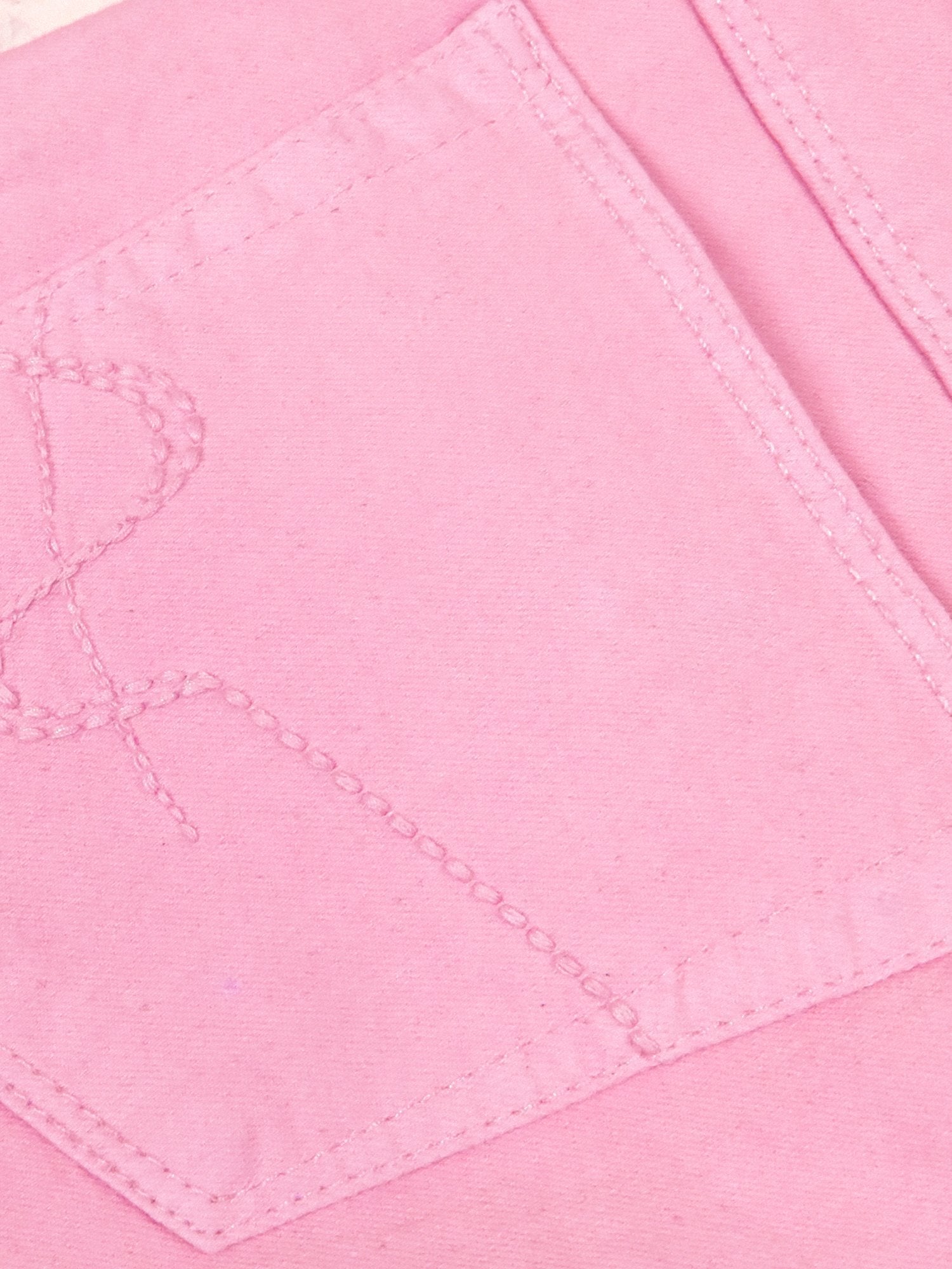 Charlis Togle Slim Fit Cotton Denim For Ladies-Light Pink-BR13534