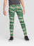Guess Stylish Legging For Girls-Green Camouflage Allover Print-SP2104/RT2508