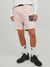 Nyc Polo Terry Fleece Short For Men-Pink Melange-SP714