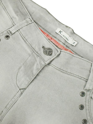 Kookai Denim Short For Ladies-Grey-SP2417