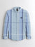 Ck Premium Slim Fit Casual Shirt For Men-Allover Sky Blue Check-SP2468
