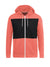 Next Fleece Zipper Hoodie For Men-Orange with Black Panel-SP463
