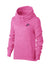 NK Fleece Funnel Neck Pullover Hoodie For Men-Pink Melange-SP423