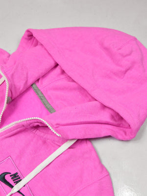 NK Fleece 1/4 Zipper Hoodie For Men-Pink-SP44