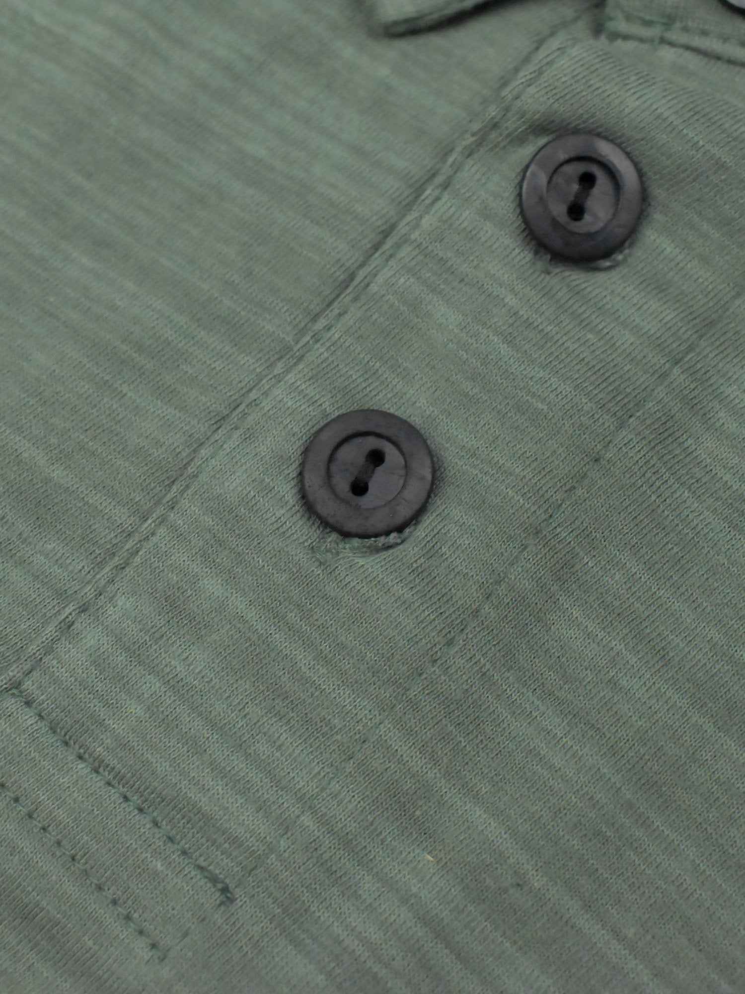 Louis Vicaci Long Sleeve Polo For Men-Green with Linning-BE15064