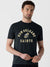 47 Single Jersey Crew Neck Tee Shirt For Men-Dark Navy with Print-SP1828