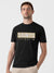 47 Single Jersey Crew Neck Tee Shirt For Men-Black with Print-SP1826