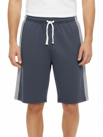 Stylish Single Jersey Short For Men-Dark Grey-NSK44