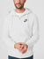 Next Fleece Zipper Hoodie For Men-White-SP839