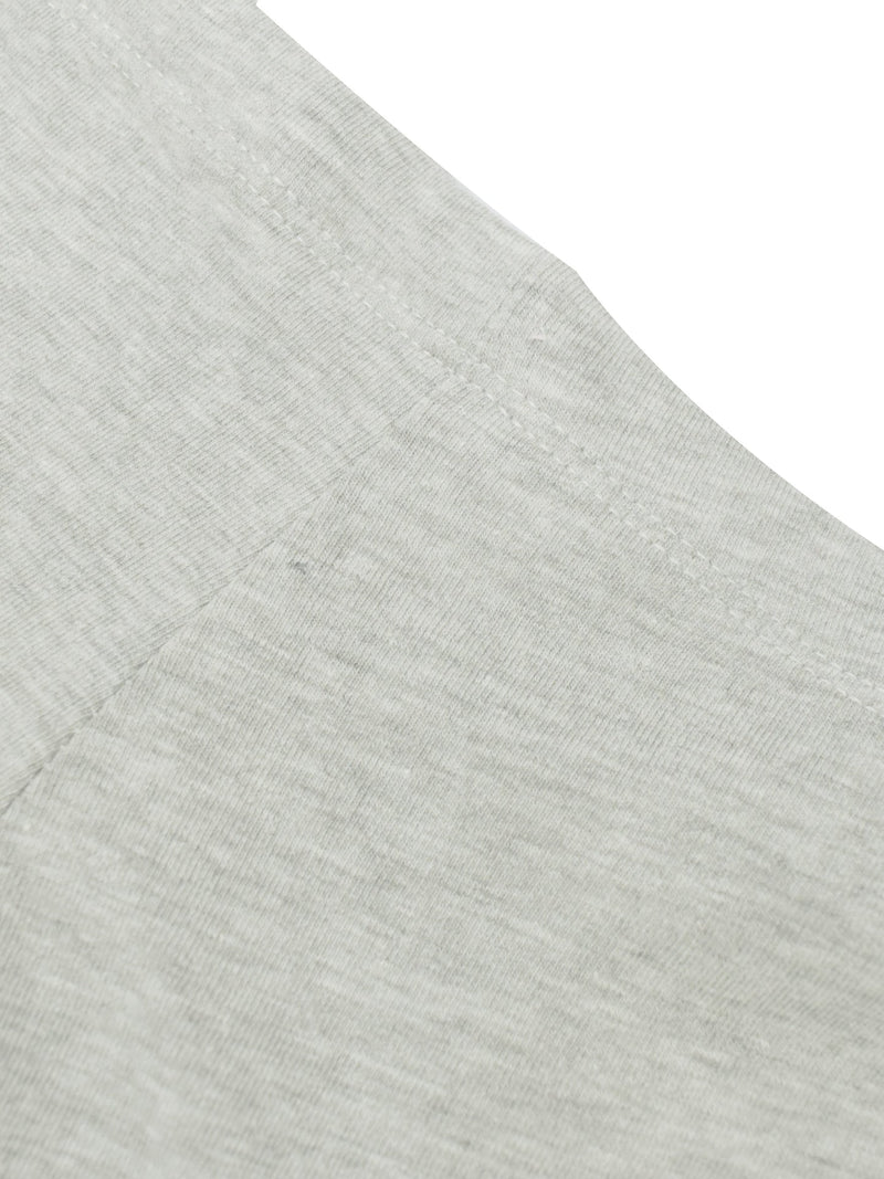 Next Summer Signle Jersey Short For Kids-Grey Melange-AN2857