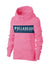 P&B Fleece Pullover Hoodie For Men-Pink Melange With Navy Panel-SP738