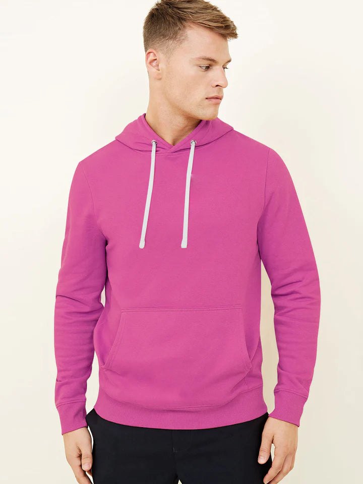 Nk Fleece Pullover Hoodie For Men Magenta-SP402
