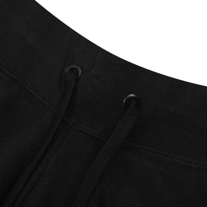 NK Terry Fleece Gathering Bottom Trouser For Men-Black-RT1585