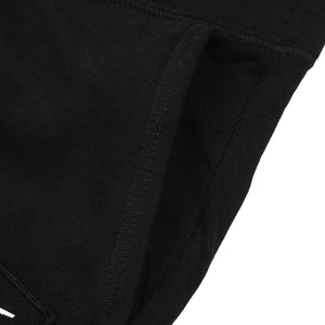 NK Terry Fleece Gathering Bottom Trouser For Men-Black-RT1585