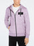 NK Fleece Zipper Hoodie For Men-Purple Melange-SP188