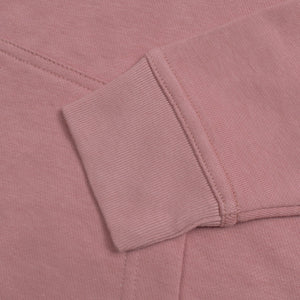 NK Terry Fleece Light Lace Up Hoodie For Ladies-Light Pink-BR117