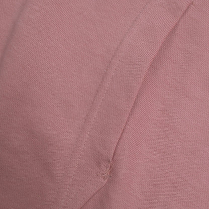 NK Terry Fleece Light Lace Up Hoodie For Ladies-Light Pink-BR117