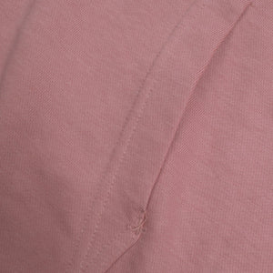 NK Terry Fleece Light Lace Up Hoodie For Ladies-Light Pink-BR117