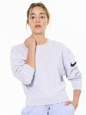Nk Terry Fleece Rebel Sweatshirt For Ladies-Purple Faded-SP700/RT2159