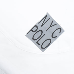 NYC Polo Terry Fleece Essential Pullover Hoodie For Ladies-White & Grey Melange-SP420