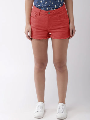 Old Navy Grinding Denim Short For Ladies-White-BR139