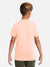 NK Crew Neck Single Jersey Tee Shirt For Kids-Peach with Olive Panel-SP2215