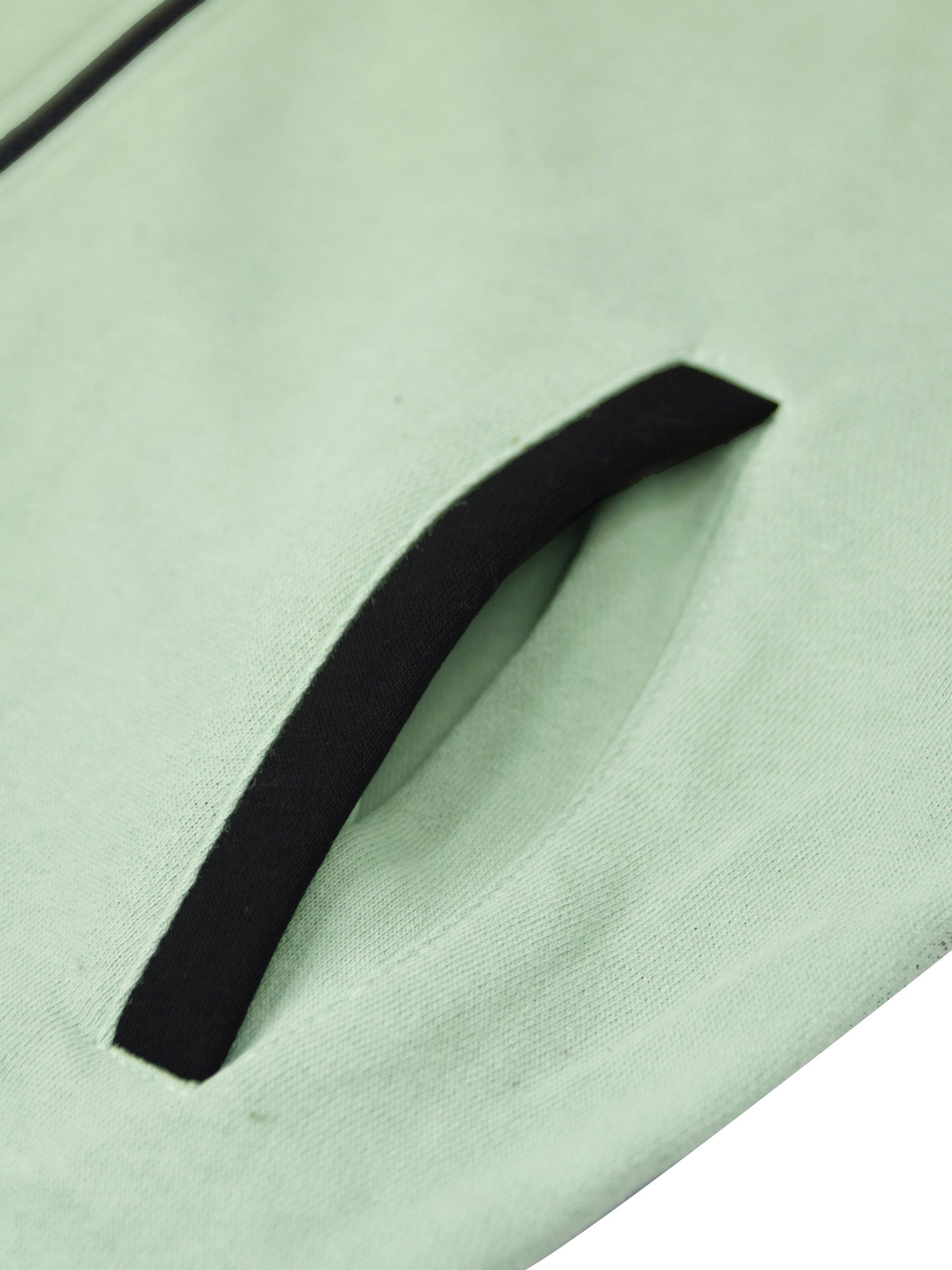 P&B Sleeveless Mock Neck Zipper Jacket For Men-Cyan Green & Black-BE512/BR1789