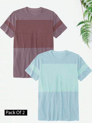 Pack Of 2 Half Sleeve T Shirt For Men