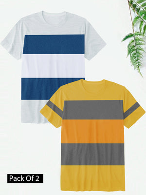 Pack Of 2 Half Sleeve T Shirt For Men