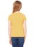 Popular Sports Cap Sleeve Crew Neck Tee Shirt For Girls-Yellow-SP3025